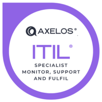 ITIL 4 PM  Monitor, Support and Fulfil